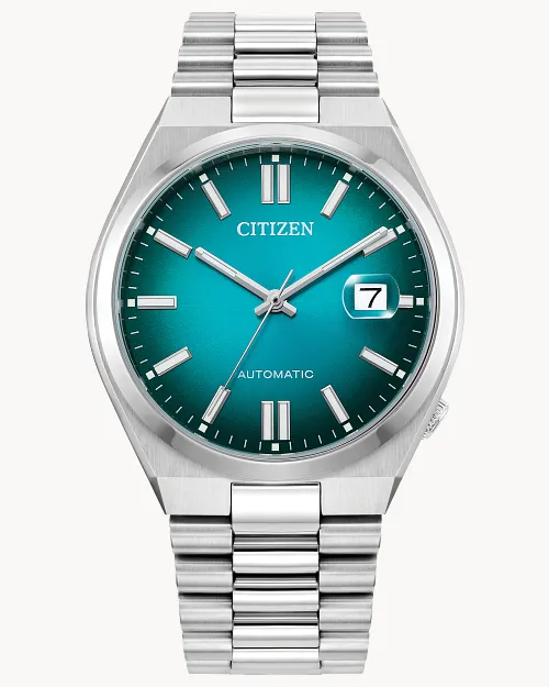 TSUYOSA Teal Dial Stainless Steel Bracelet NJ0151-53X | CITIZEN