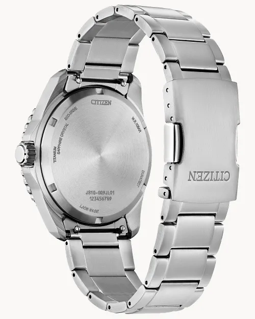 Brycen Black Dial Super Titanium Bracelet AW1840-50E | CITIZEN