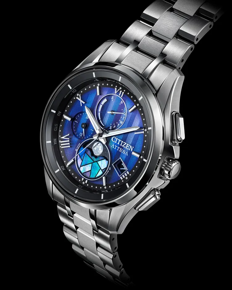ATTESA Blue Dial Super Titanium Bracelet BY1000-51L | CITIZEN