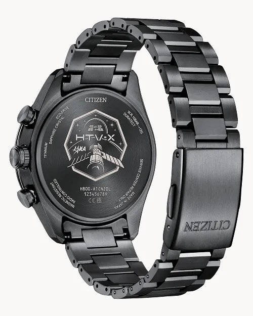 ATTESA Black Dial Super Titanium with DLC Coating Bracelet AT8289