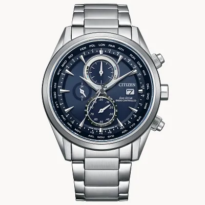 Sport Luxury Blue Dial Stainless Steel Bracelet AT8260-85L | CITIZEN