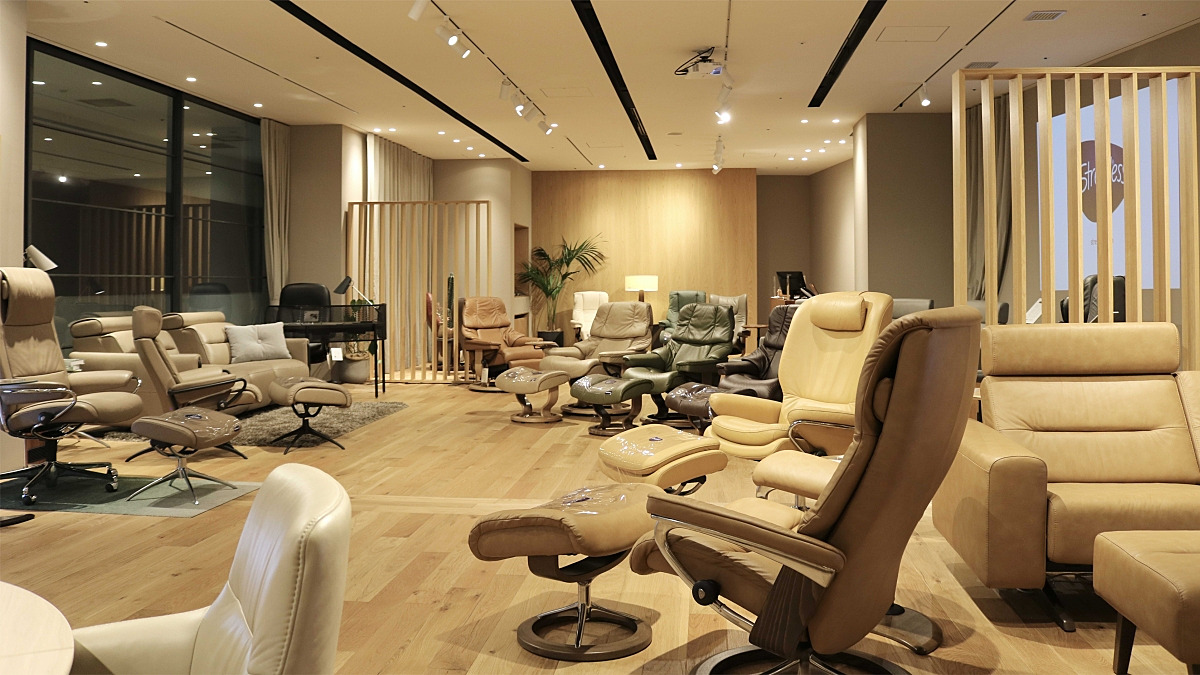 Stressless®リクライニングチェアが提供する