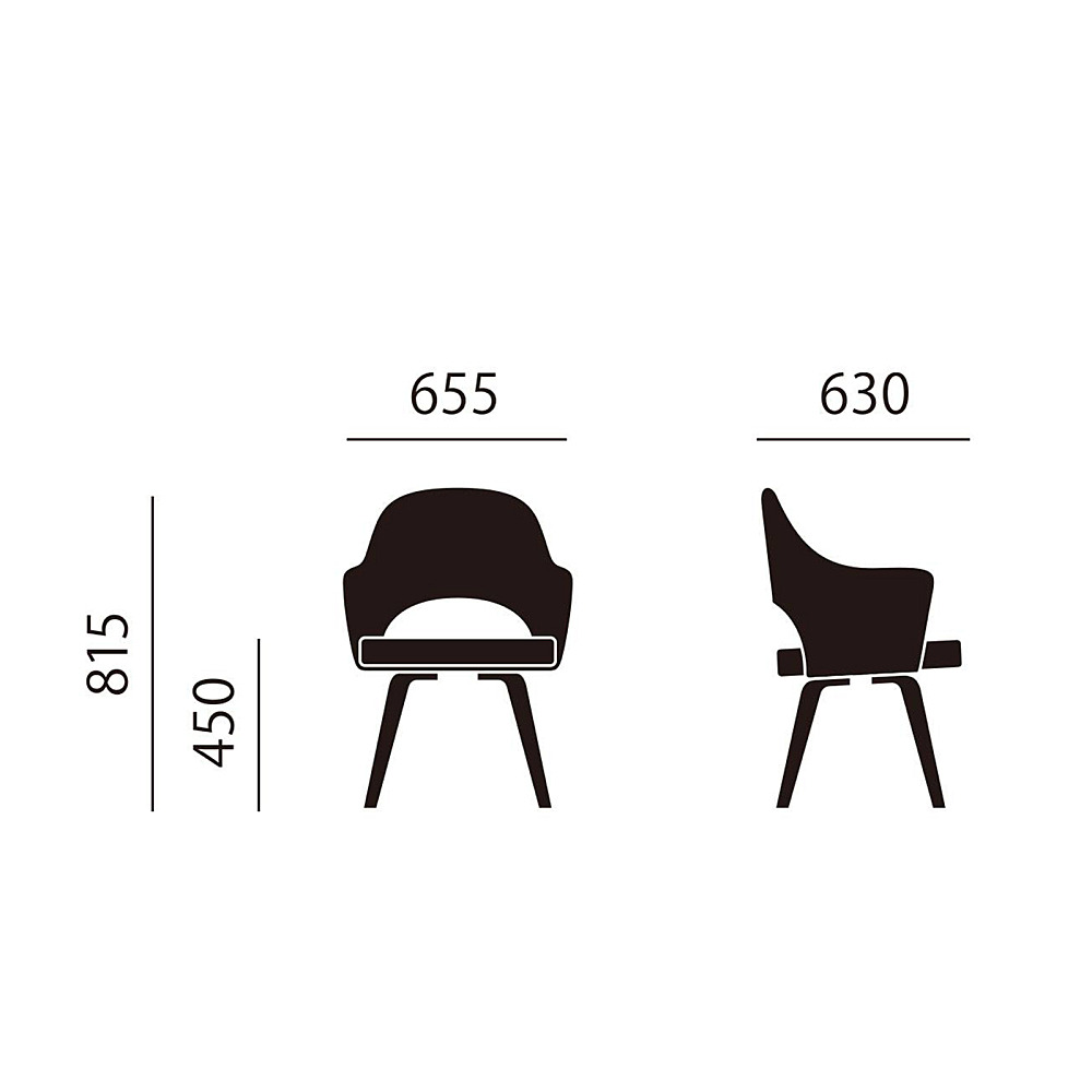SAARINEN CONFERENCE CHAIRS WITH ARM｜ノル｜コンフォートQ｜阪急