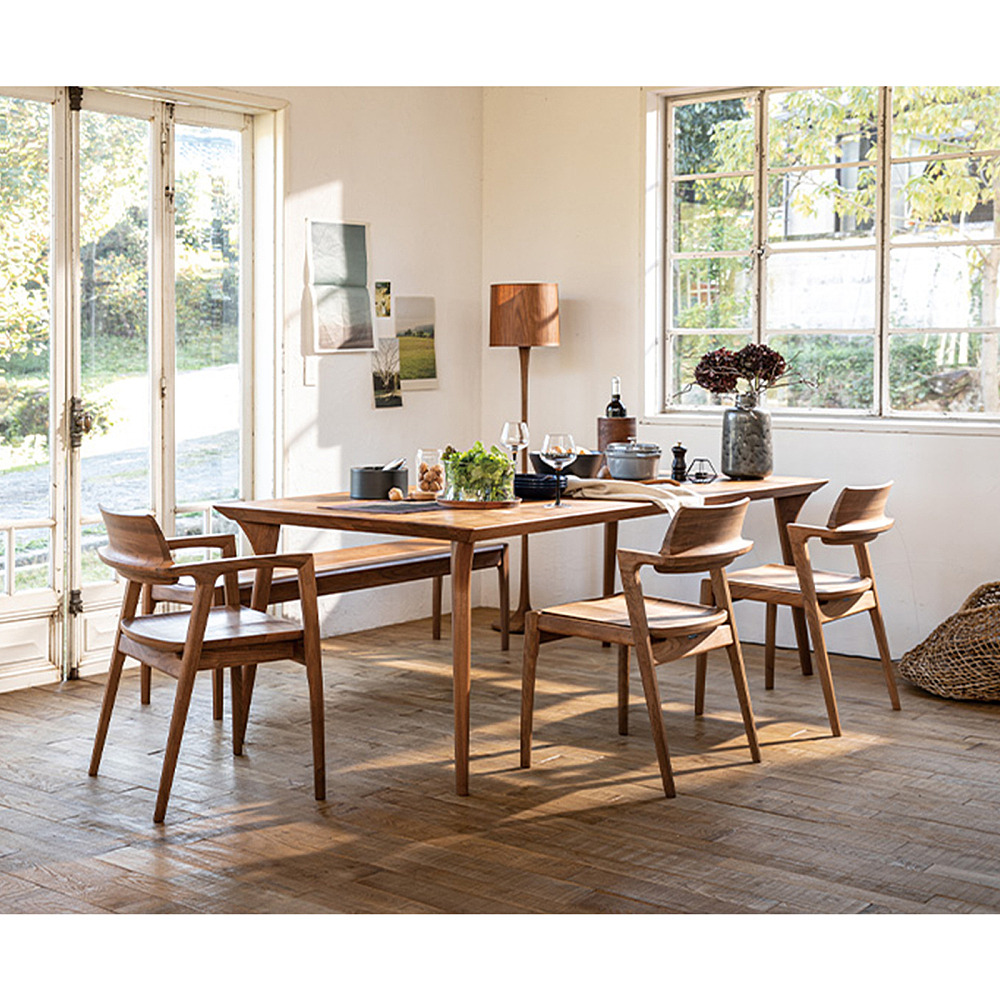 KOTI ARMLESS CHAIR WOOD SEAT｜冨士ファニチア｜コンフォートQ｜阪急