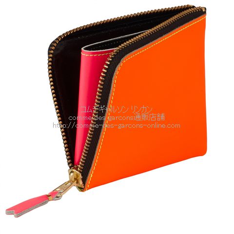 コムデギャルソン ウォレット SA3100SF ミニ財布 Super Fluo（イエロー