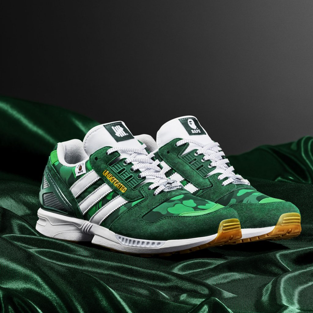 BAPE X UNDFTD X ADIDAS ZX8000限定スニーカー-黒- | コムデギャルソン