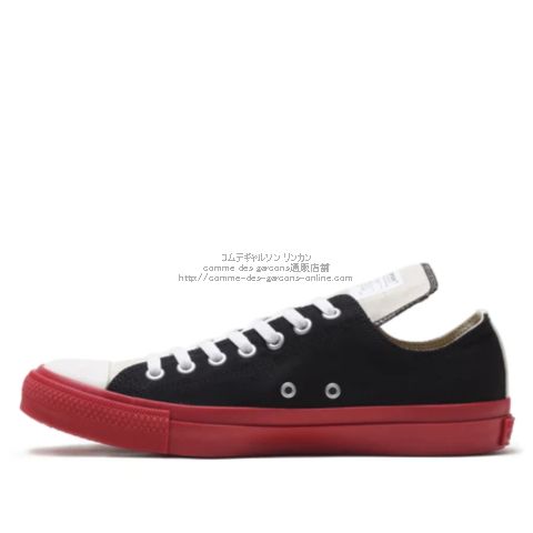 Play COMME des GARCONS 日本限定コンバース ロー-黒-チャックテイラー