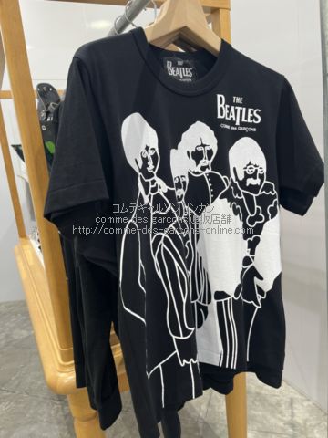 コムデギャルソン ビートルズ限定Tシャツ-黒-イエローサブマリン