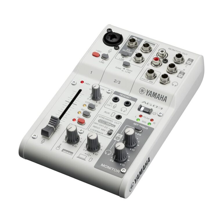 配信機器のスタンダードAG03をはじめとするYAMAHA AGシリーズ開発