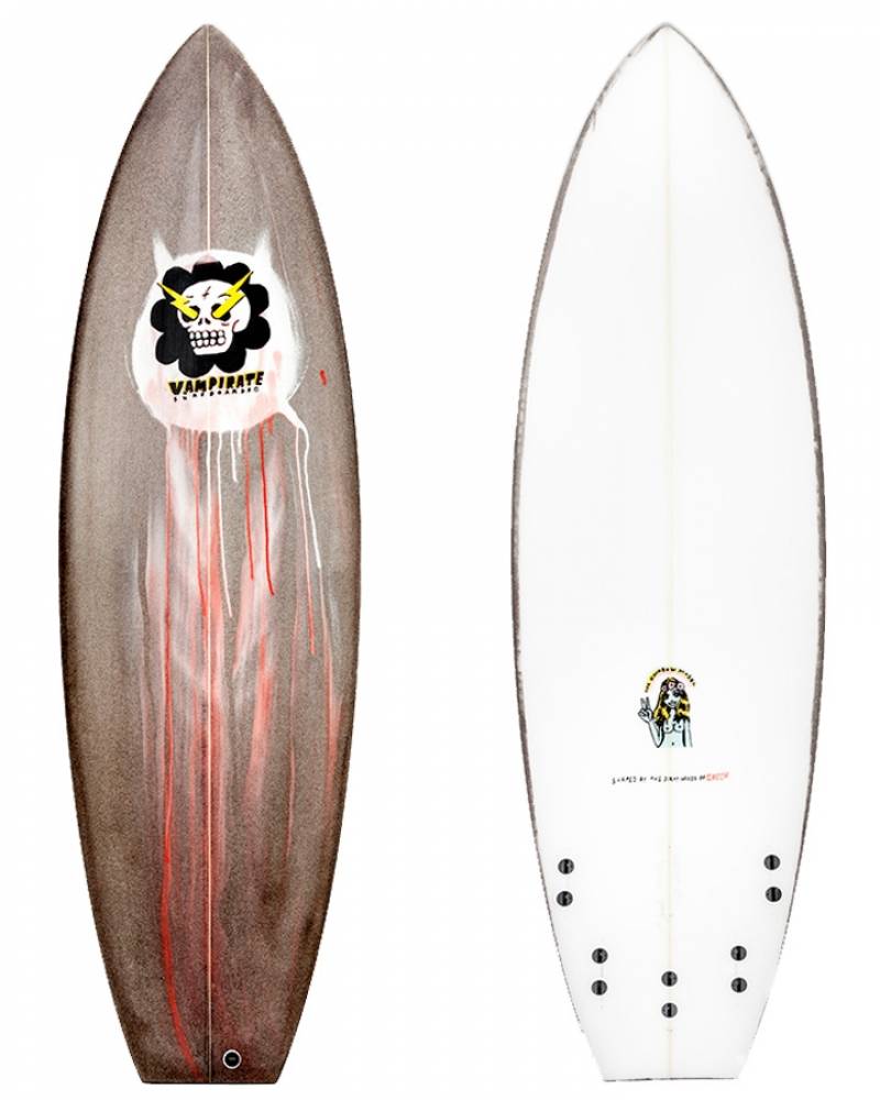 Buy the Vampirate Too Fast For Satan Surfboard Online Now