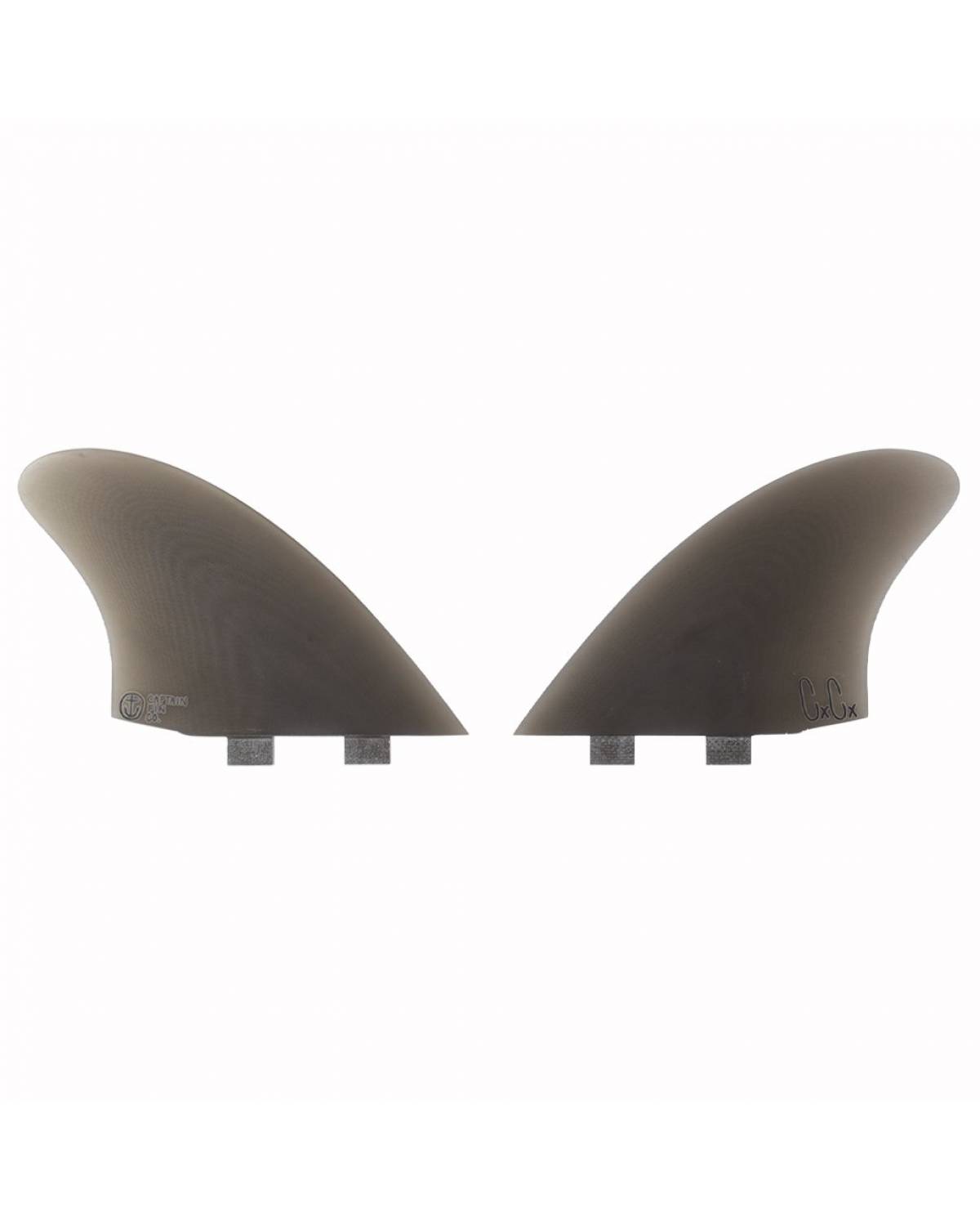 Buy the Captain Fin Co Christenson Keel XL Smoke Fin Online Now