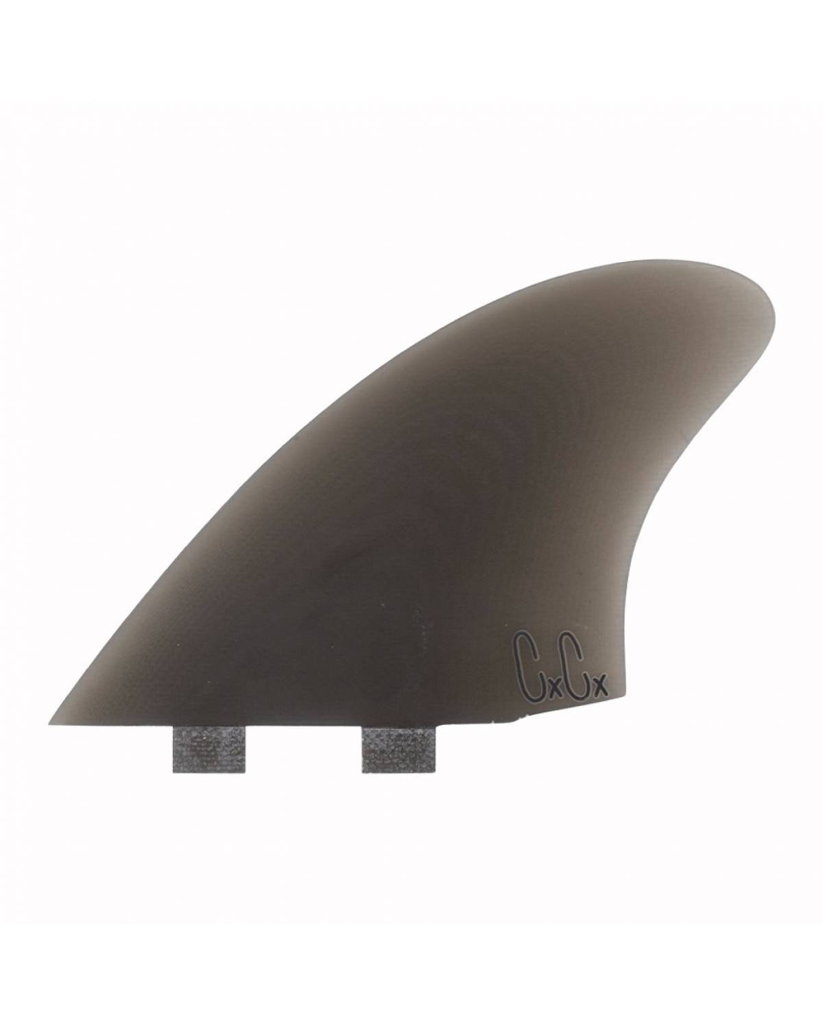 Buy the Captain Fin Co Christenson Keel XL Smoke Fin Online Now