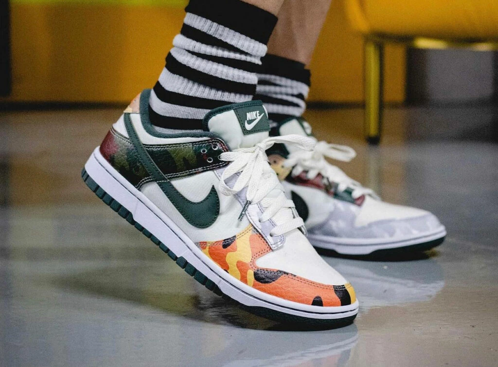 Nike Dunk Low Multi Camo DH0957-100 | Dead Stock