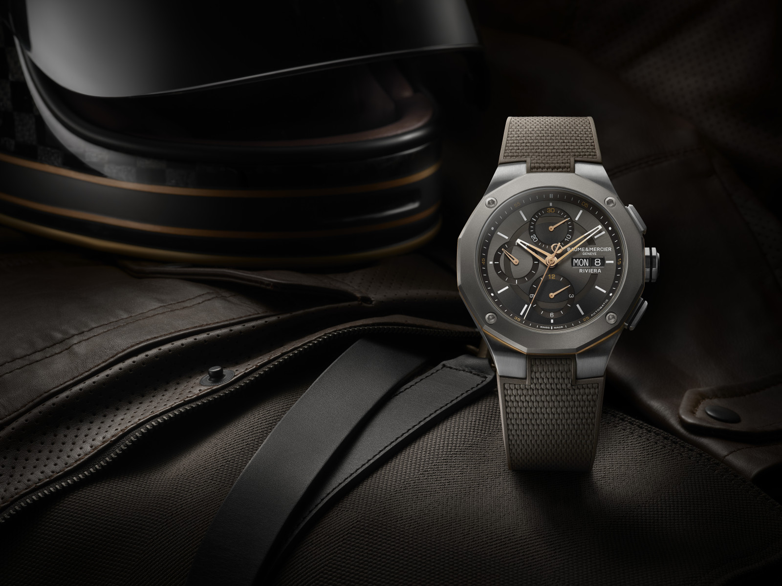 THE NEW RIVIERA CHRONO - THE ALLIANCE OF TITANIUM AND GOLD TONES
