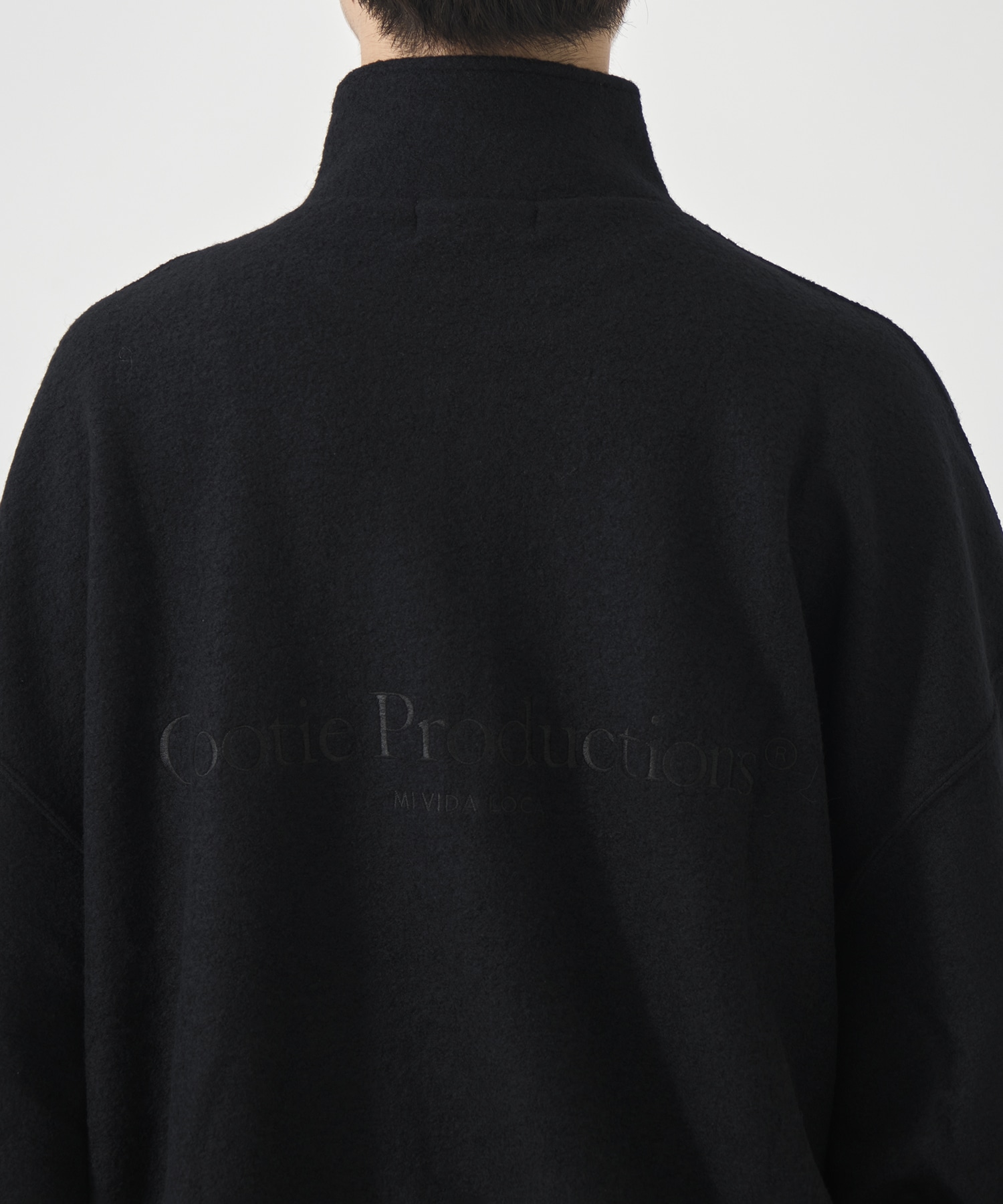 W/N Fleece Half Zip Top(S BLACK): COOTIE PRODUCTIONS: MENS｜CONZ