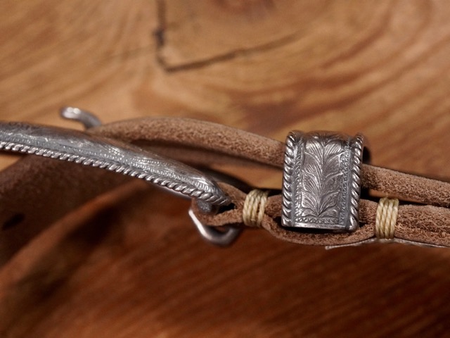 VINTAGE WORKS : LEATHER BELT ” DH5744 “ | CONEY ISLAND