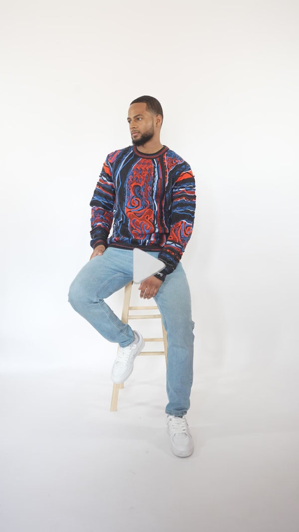 New - COOGI Classic Crew in Orange and Black