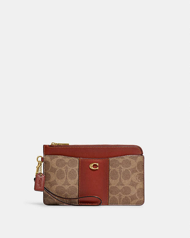 公式】COACH – コーチ | Lジップ リストレット シグネチャー キャンバス
