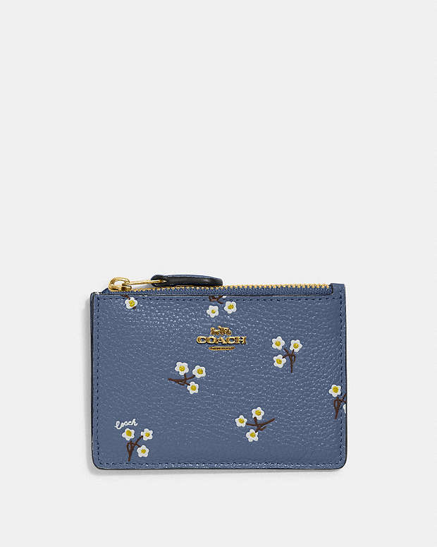 公式】COACH – コーチ | ミニ スキニー ID ケース ウィズ フローラル