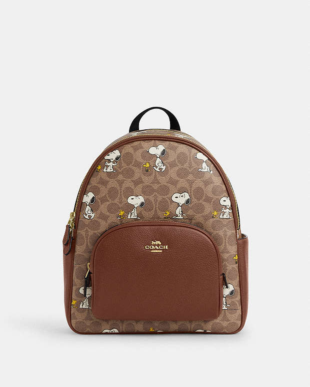 COACH スヌーピー刺繍リュック