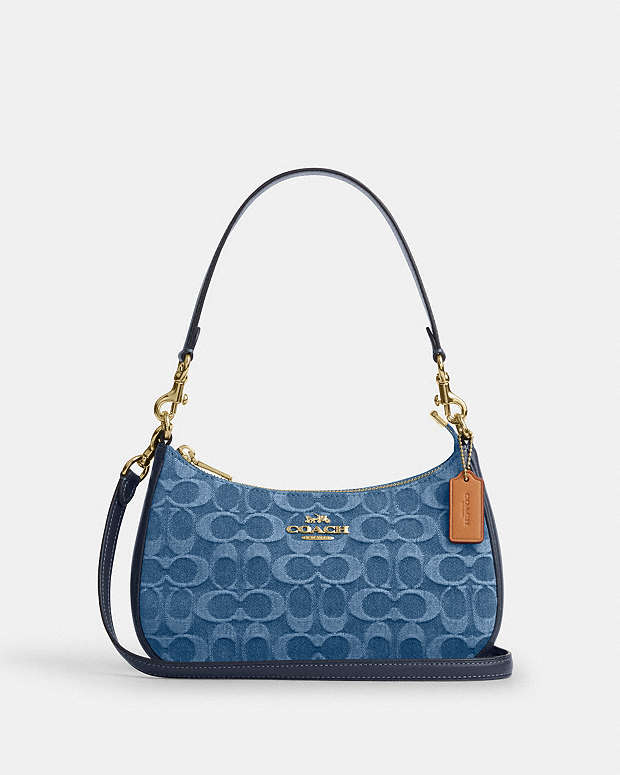 COACH® CH | Teri Shoulder Bag In Signature Denim