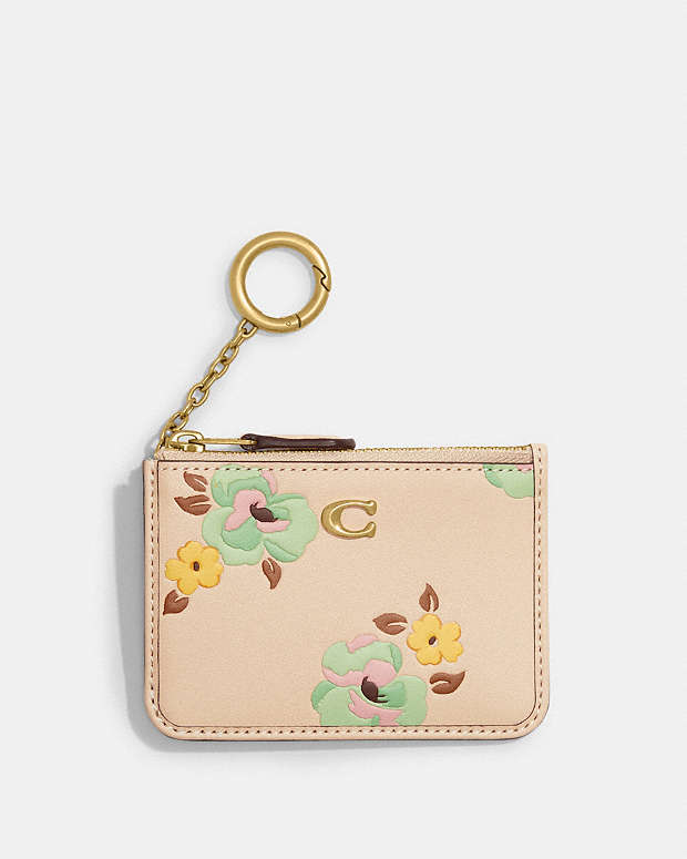 公式】COACH – コーチ | ミニ スキニー ID ケース・フローラル プリント