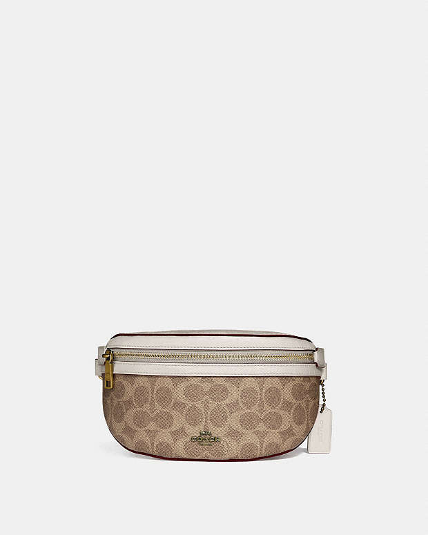 公式】COACH – コーチ | ベルト バッグ シグネチャー キャンバス