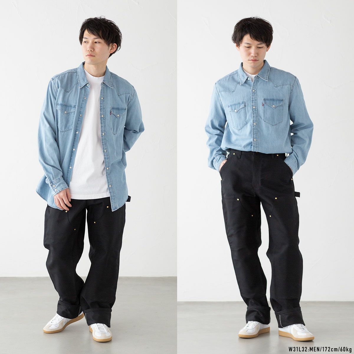 米国企画 カーハート ダブルニー ペインターパンツ 未洗い パンツ