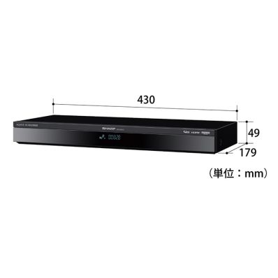 シャープ公式通販】 AQUOS 4Kレコーダー＜2000GB（2TB）＞｜4B-C20GT3