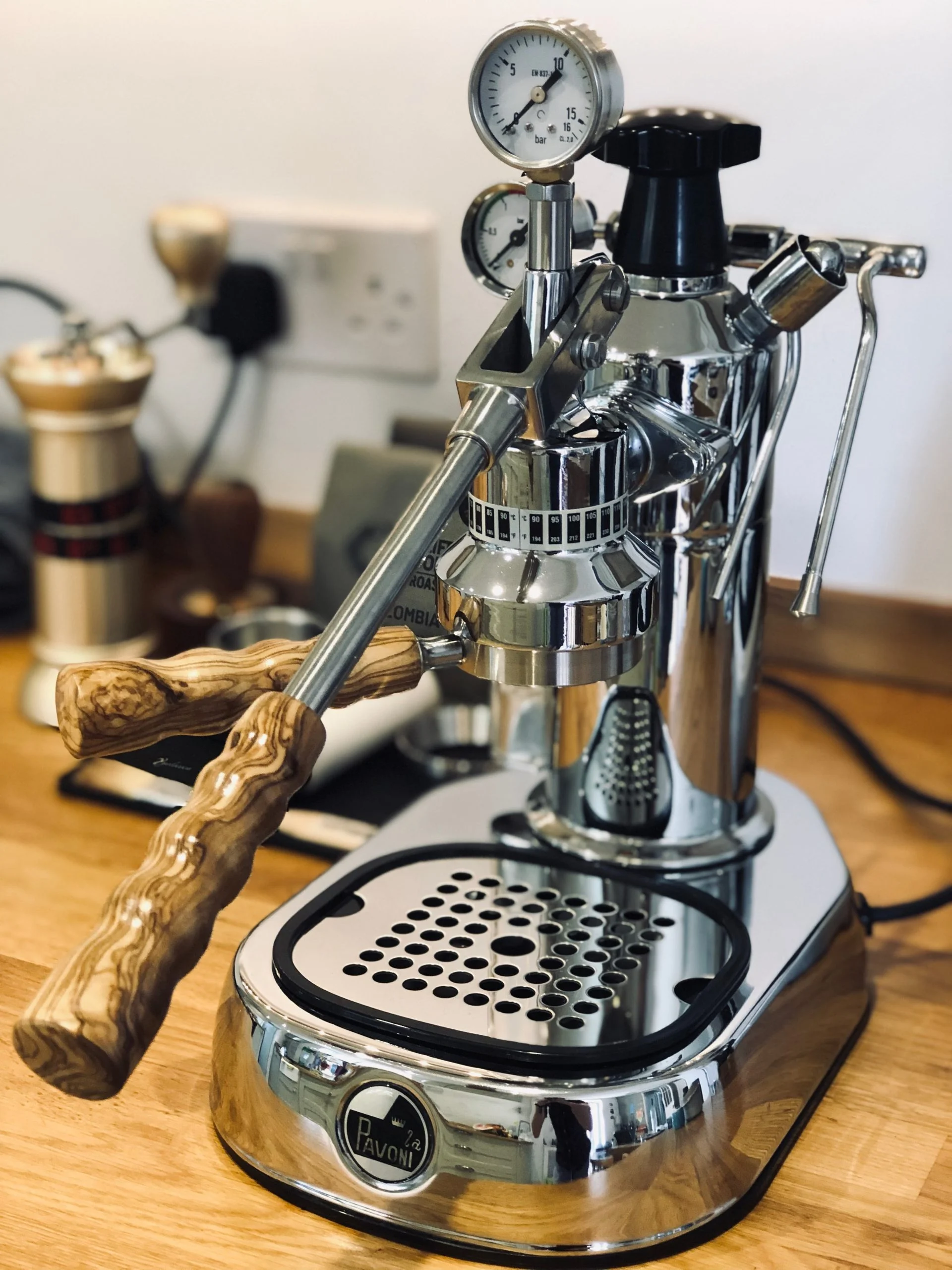 Restored / refurbished and fully upgraded La Pavoni Lever Europiccola