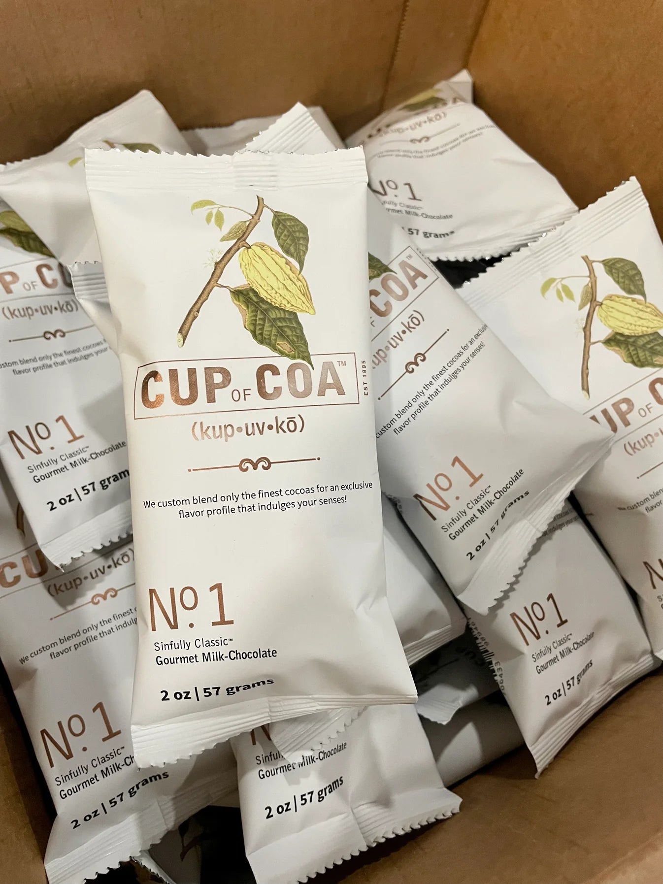 Single Serve Packet - Cup of Coa Gourmet Hot Chocolate by - Coffee