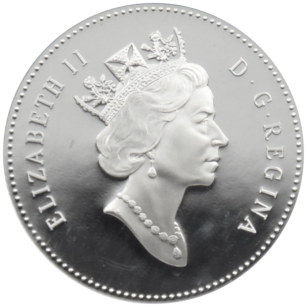 カナダ 2001 エリザベス2世 1ドル 銀貨 NGC PF 69 ULTRA CAMEO カナダ