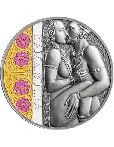KAMA SUTRA Moments of Love Kamasutra 1 Oz Silver Coin 1000 Francs C