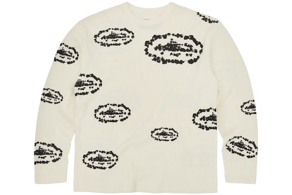 Corteiz x Denim Tears Waffle Cream Maglione || 33% OFF