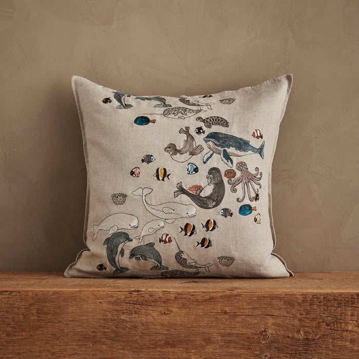 Sea Friends Pillow | Coral & Tusk