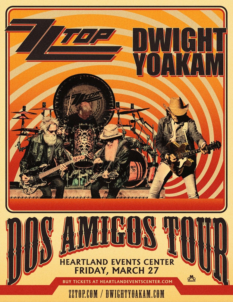 Dwight Yoakam and ZZ Top to Rock the Heartland Events Center
