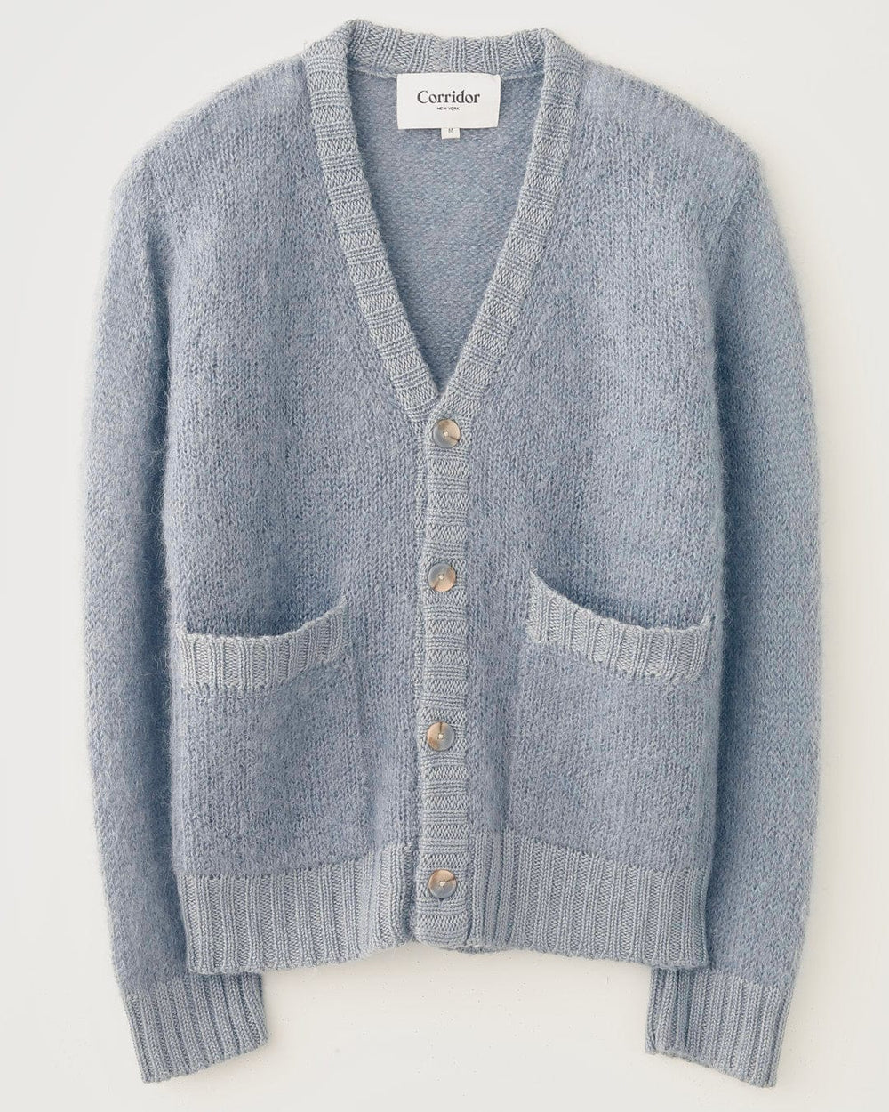 Mohair Cardigan - Blue – Corridor