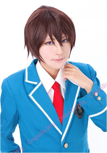 あんさんぶるスターズ! 朱桜司 風 ウィッグ 【カラー変更可】 あんさん