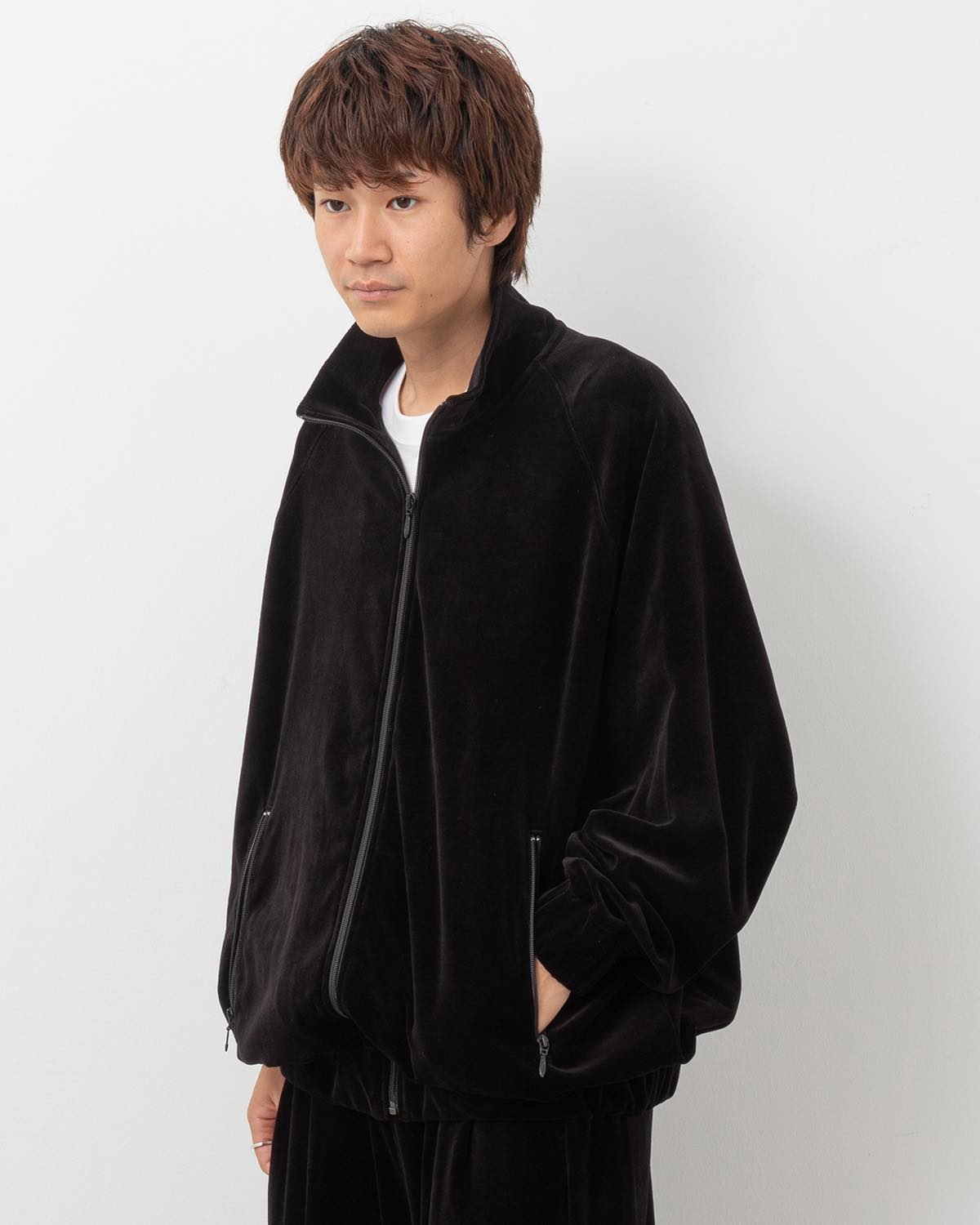 COMPACT VELOUR TRACK JACKET – COVERCHORD