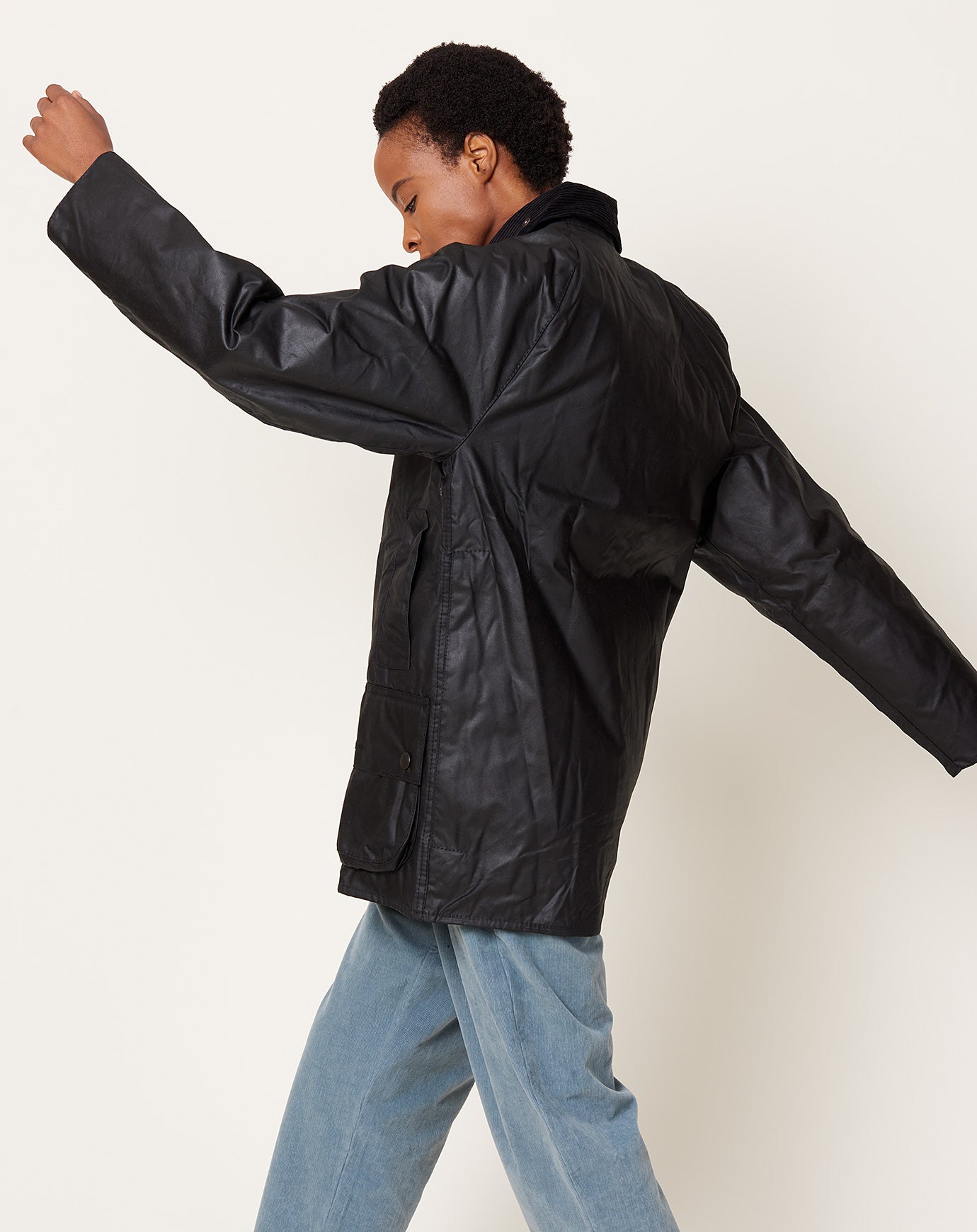 Beaufort Wax Jacket in Black | Barbour | Covet + Lou | Covet + Lou