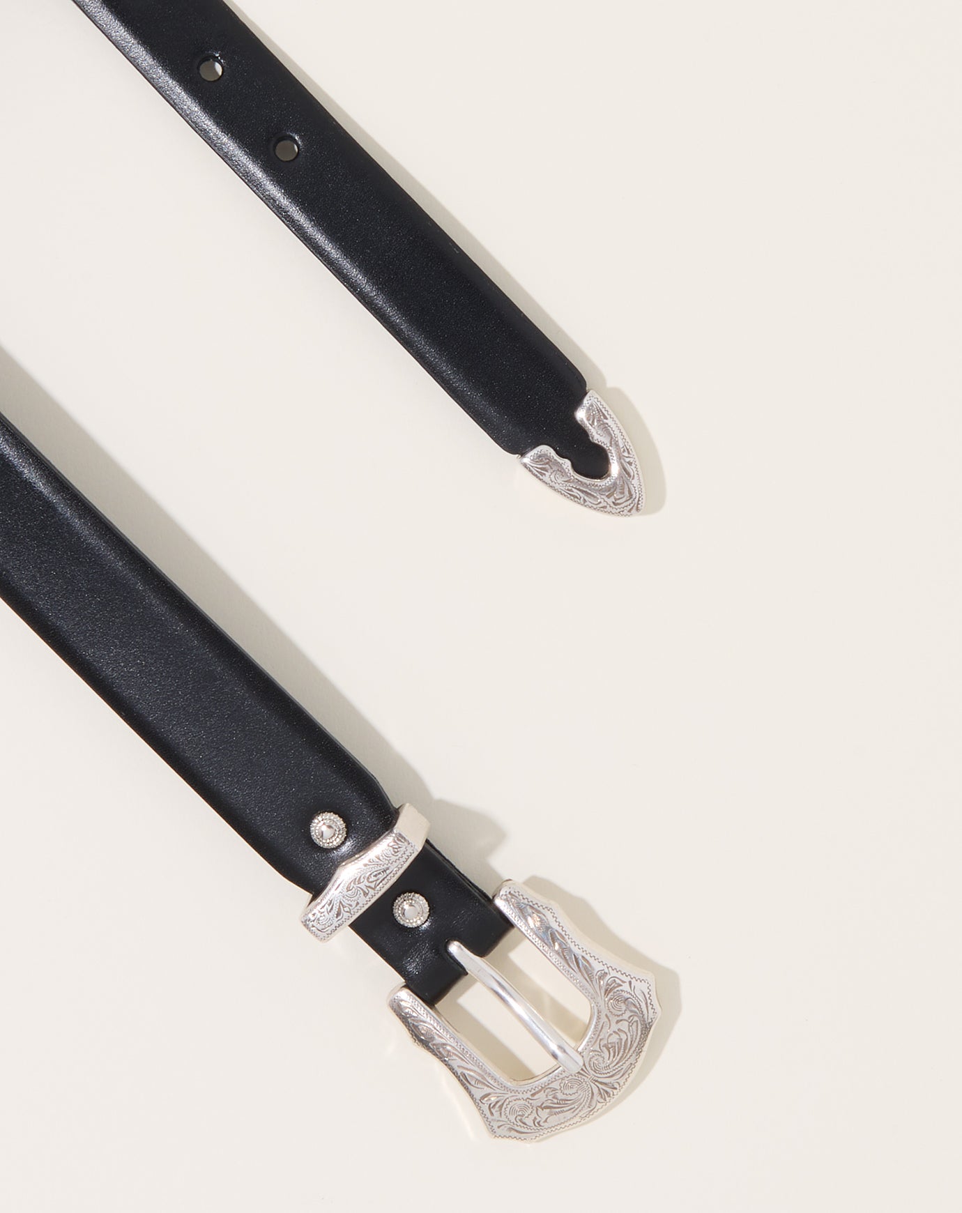 TOGA L BUCKLE BELT メタルバックルベルト Metal Buckle Belt in Black