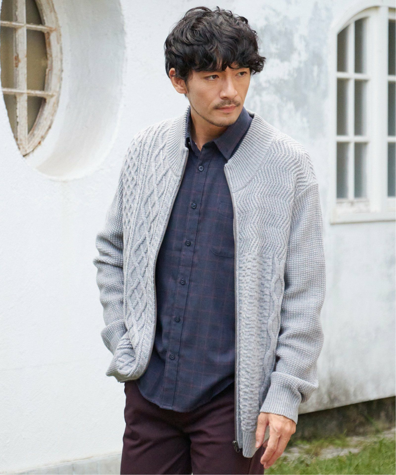 ジャカードドライバーズニット,ikka| TOKYO DESIGN CHANNEL