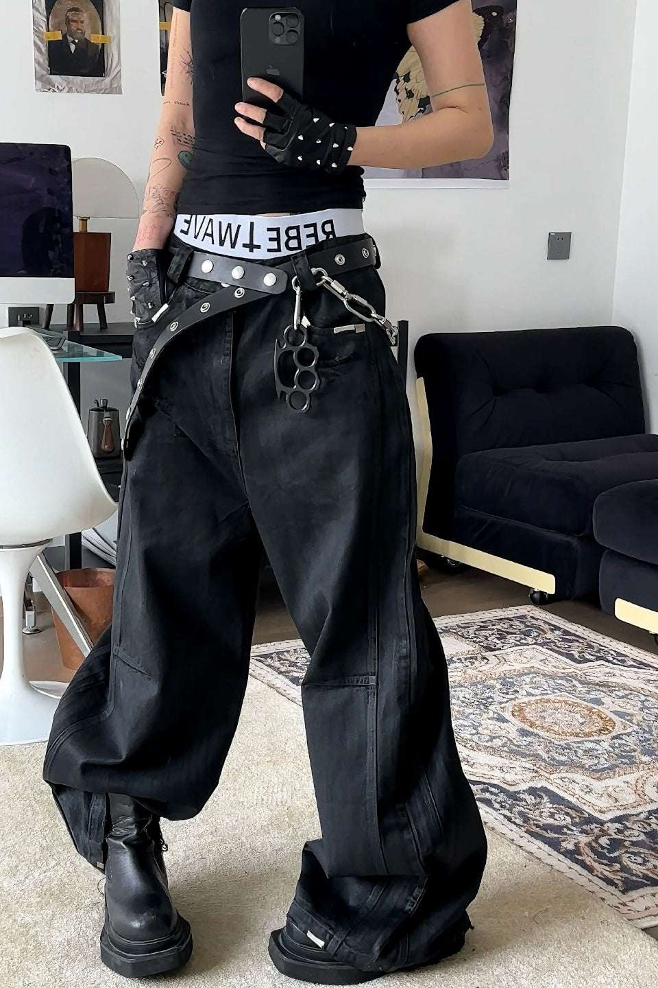 REBEL WAVE レベルウェーブ｜REBEL WAVE Logo Boxer Shorts ロゴ