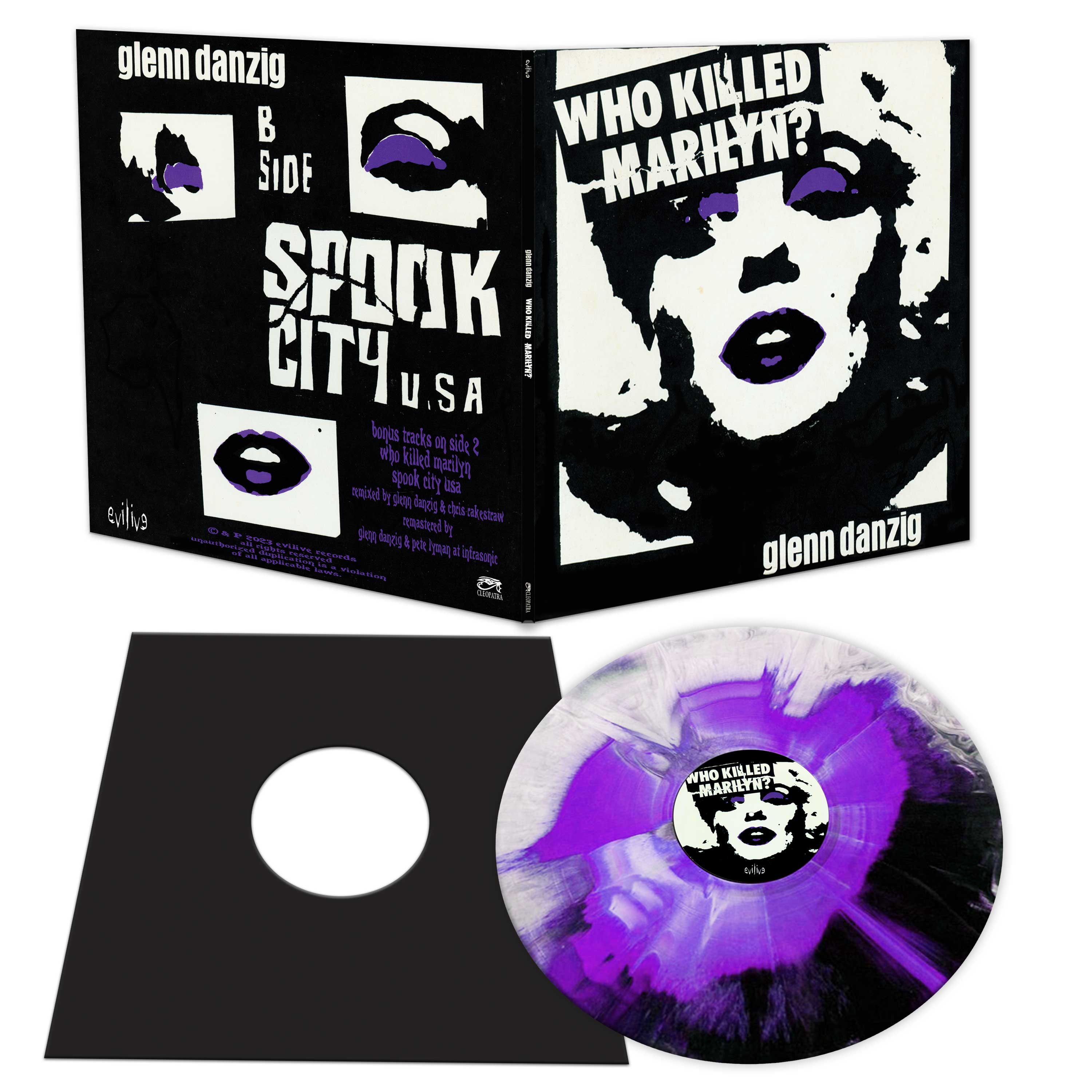 Glenn Danzig - Who Killed Marilyn? (White-Purple-Black Haze Vinyl