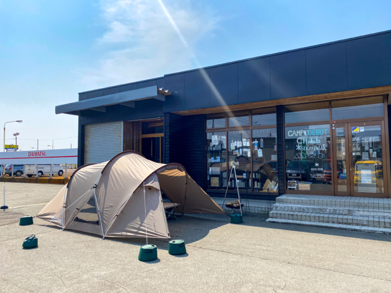 建てやすく快適に過ごせる究極のテント。Snow Peak「ランドネストM