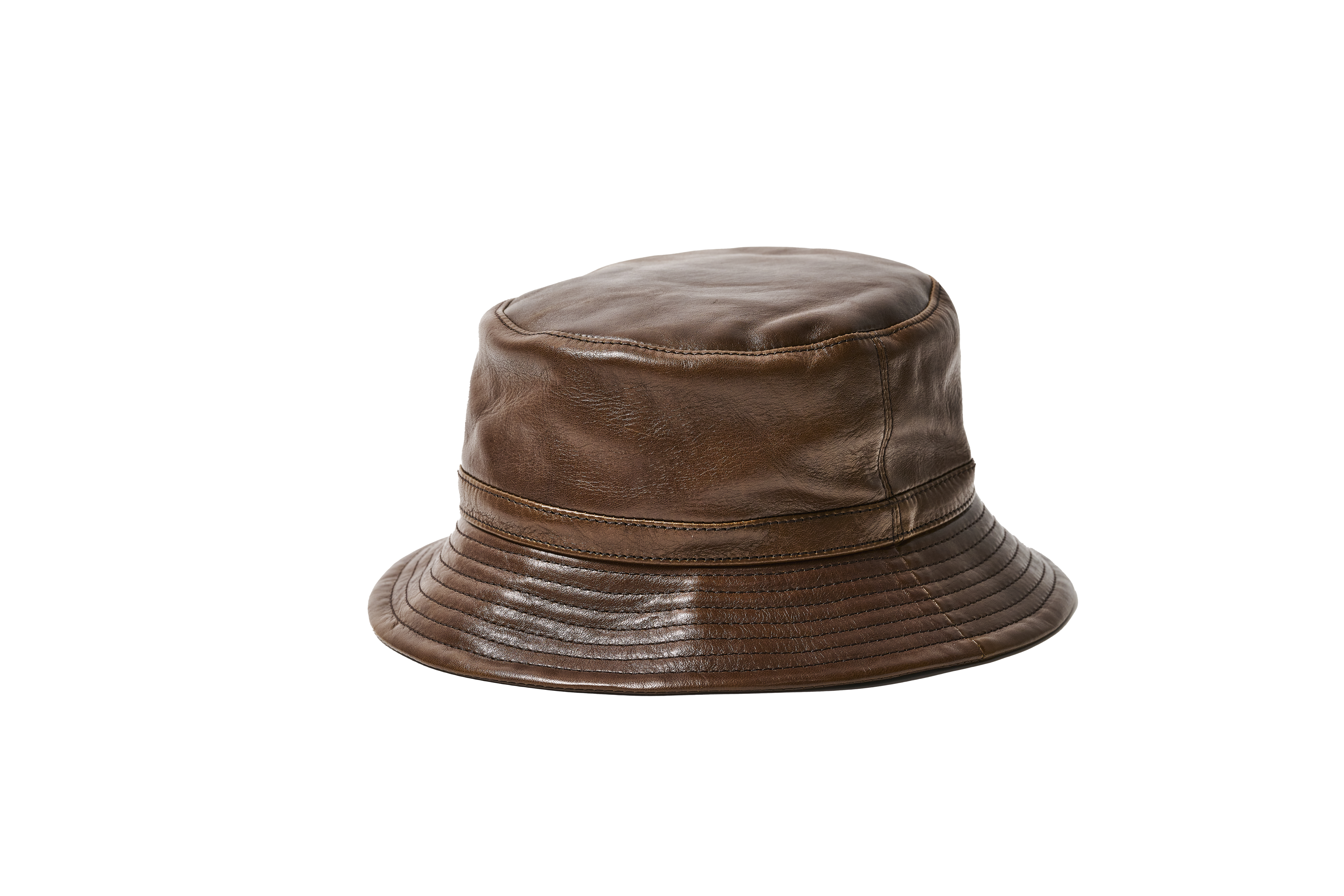 BRUNEL & CO. HATMAKERS × 新喜皮革 × モヒカン小川 茶芯馬革バケット