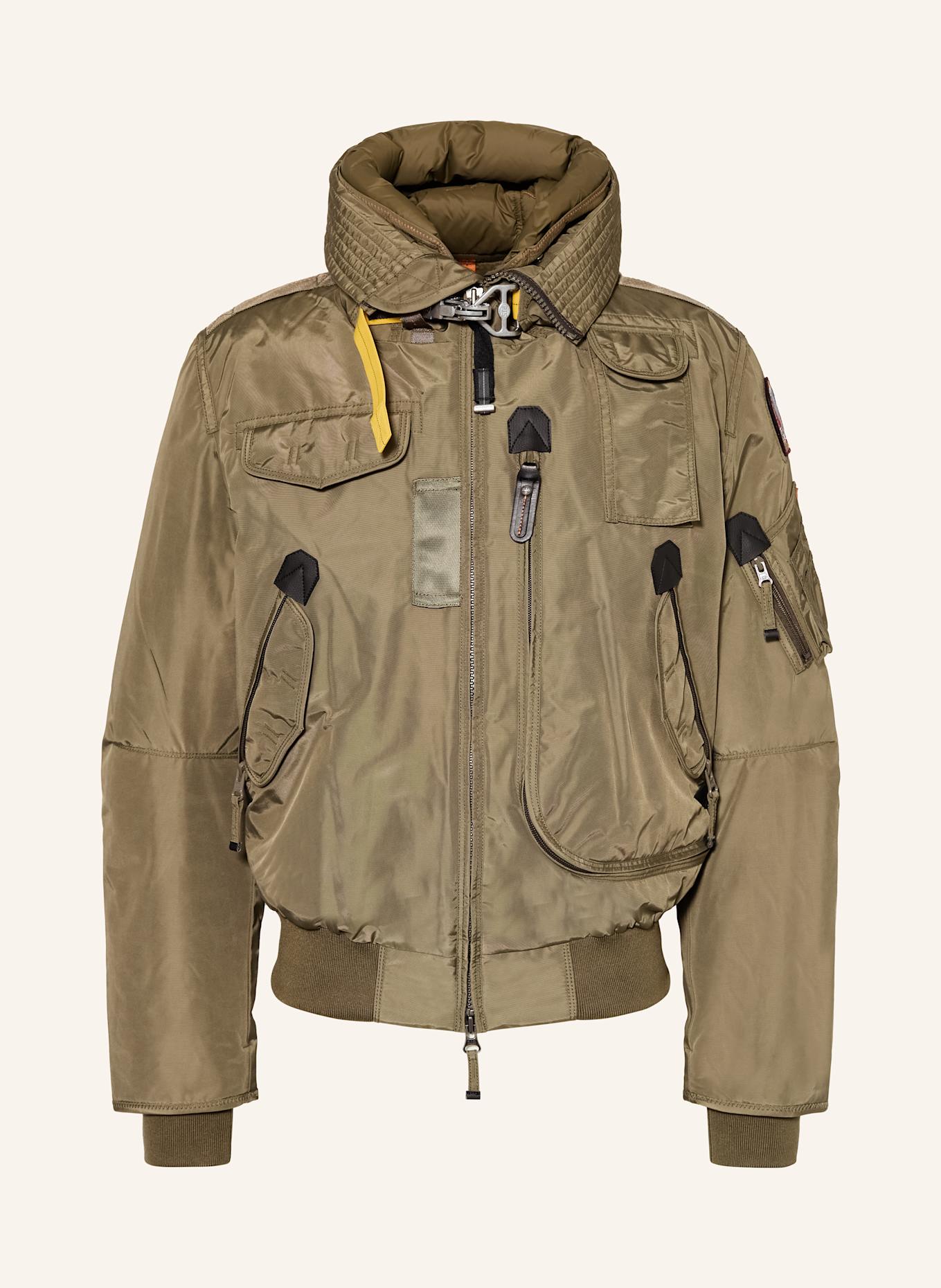 PARAJUMPERS GOBI down bomber jacket in olive