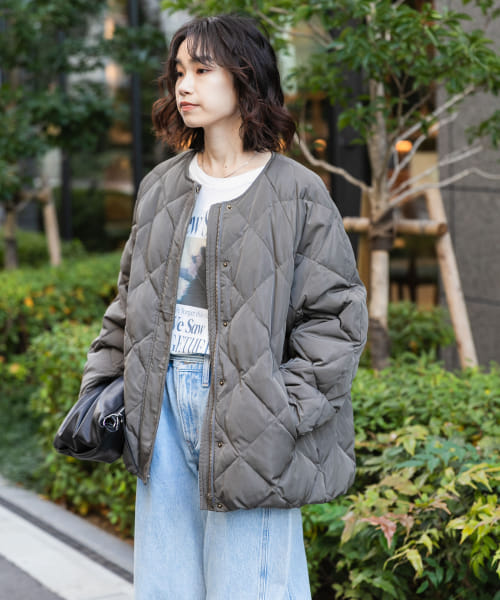 クリーニング済み美品アーバンリサーチ ACUTA キルティングダウン