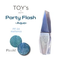 TOY＇s x INITY パーティーフラッシュ アクア 5色セット
