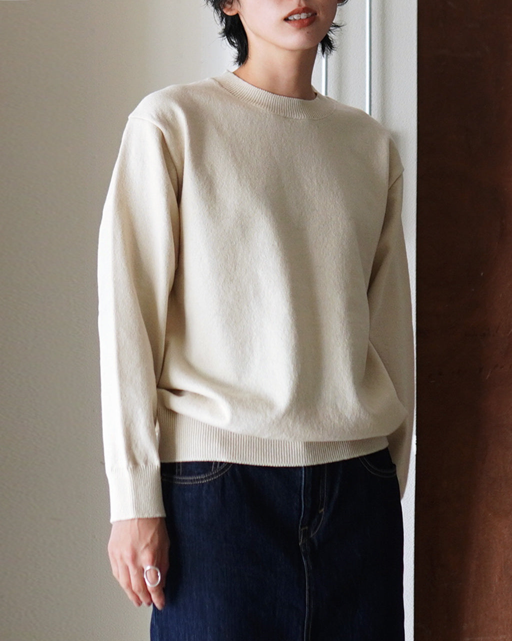 ヨネトミ Yonetomi リジッド カシミア ニット プルオーバー RIGID